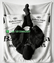 Balenciaga Throw Blankets